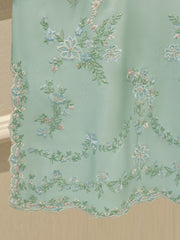 Pure Embroidered Sheesha Silk Shirt S114154