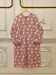 Digital Printed  Cambric Shirt S114152