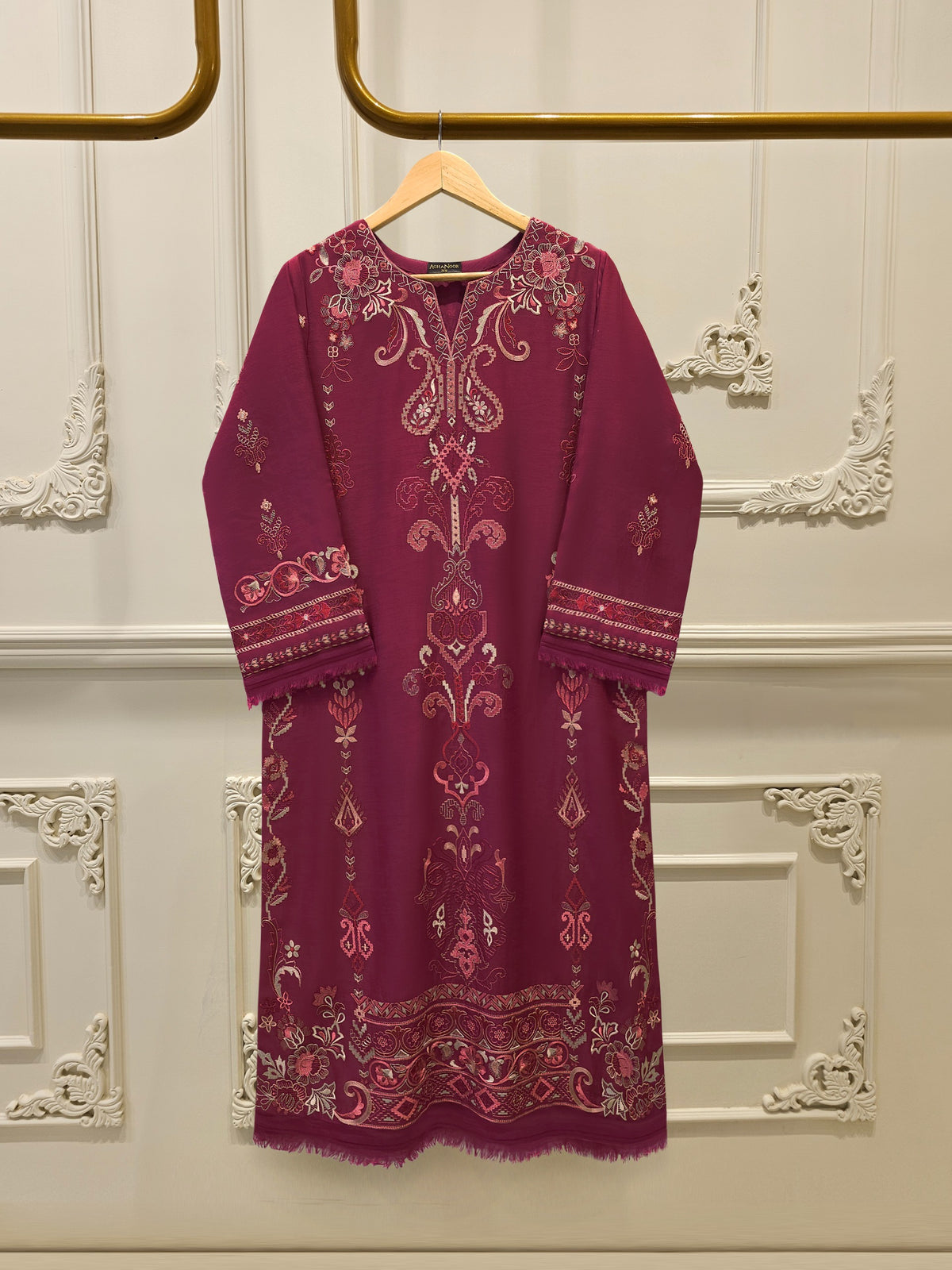 2 Piece - Embroidered Kora Cotton Suit S114173