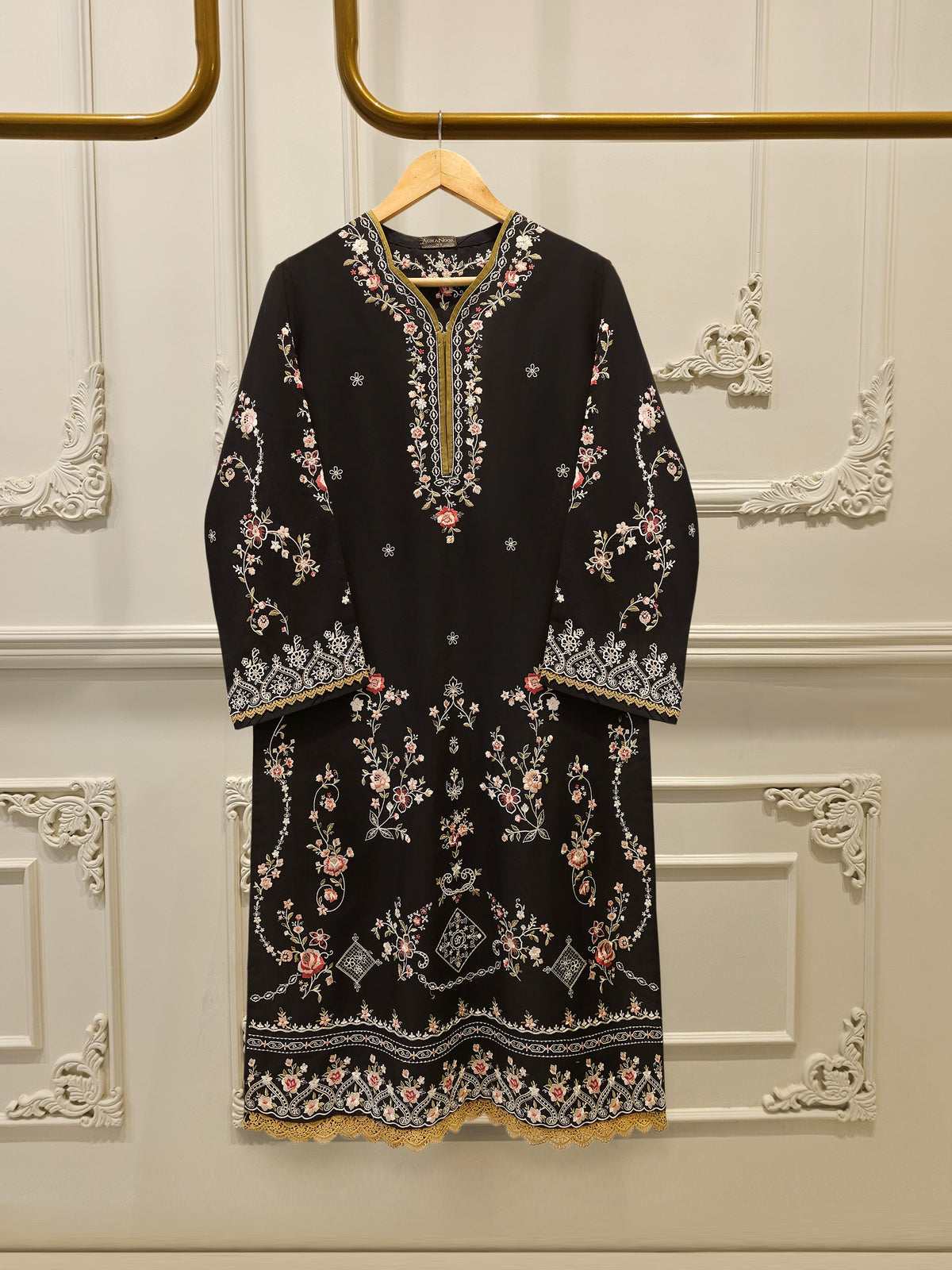 2 Piece - Embroidered Cambric Suit S114182