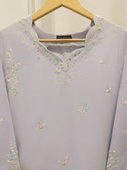 2 Piece - Embroidered Cambric Suit S114180