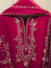 3 Piece - Pure Khaddi Silk Embroidered S114528