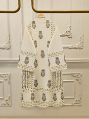 2 Piece - hand block print Cambric Suit S114324