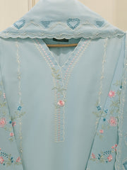 3 Piece - Embroidered Cambric  Suit S114628