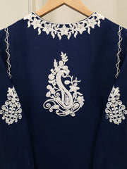 3 Piece - Pure Embroidered Korean Silk Suit S114670