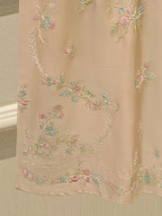 Pure Embroidered Sheesha Silk Shirt S114671