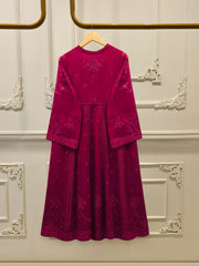 3 Piece - Pure Embroidered Cotton Net Suit S114668
