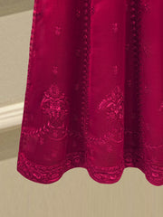 3 Piece - Pure Embroidered Cotton Net Suit S114668