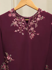 Pure Embroidered Cambric Shirt S114741