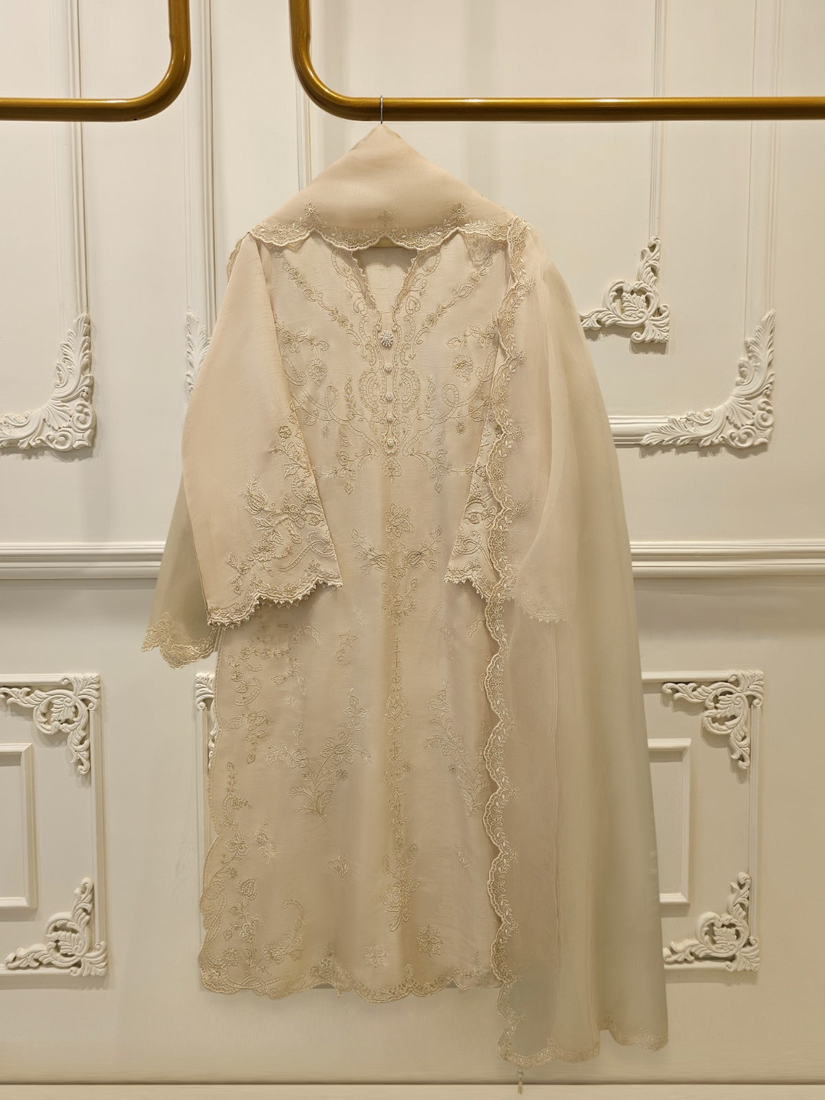 (Unstitched) 3 Piece - Pure Korean Silk Suit S114768