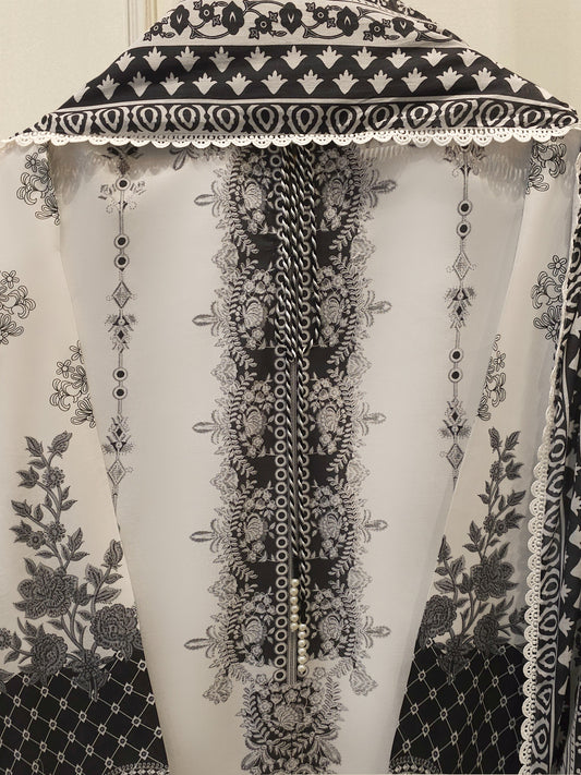 2-Piece Digital Printed Cambric Suit S114794