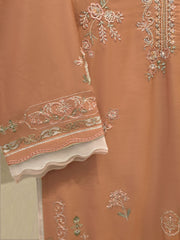 2 Piece - Pure Khaddi Silk Embroidered  Suit S114886