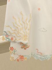 2 Piece - Embroidered Cambric Suit WS00344