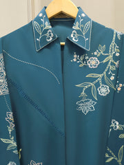 2 Piece - Embroidered Cambric Suit WS00346
