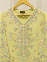 Embroidered Kora  Cotton Shirt S114497