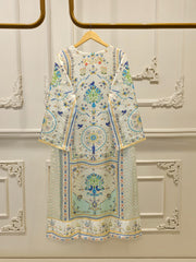 Pure Embroidered Charmeuse Silk Shirt S114965