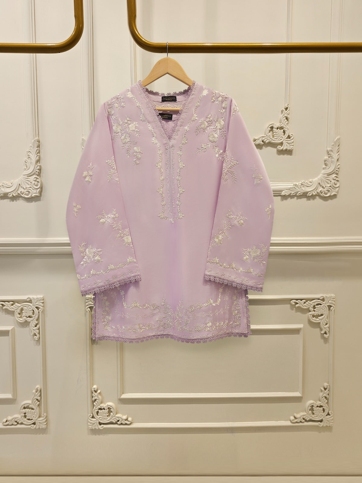 2 Piece- Pure Shisha Silk Embroidered Suit S114962