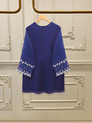 Pure Embroidered Cotton Net Shirt-S113268
