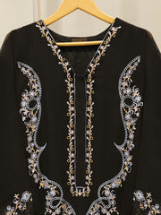 Pure Embroidered Cotton Net Shirt S114989
