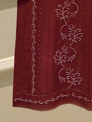 Pure Embroidered Shisha Silk Shirt S115123