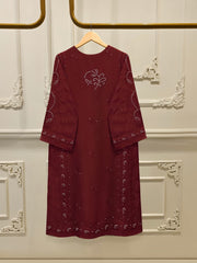 Pure Embroidered Shisha Silk Shirt S115123