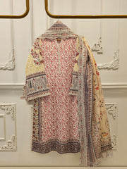 2 Piece -Digital Printed Cambric Suit S115121