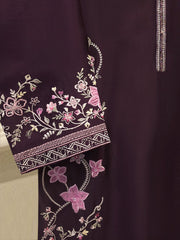 2 Piece- Pure Shisha Silk Embroidered Suit S115119
