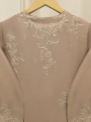 3 Piece - Pure Khaddi Silk Embroidered  Suit S115129