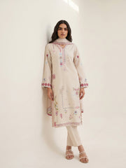 2 Piece - Embroidered Kora Cotton Suit WS00347