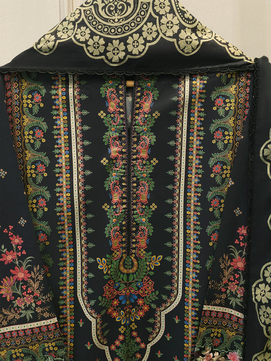 2 Piece Digital Printed Lawn Suit S115171