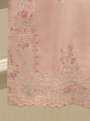 3 Piece - Pure Khaddi Silk Embroidered  Suit S115255