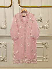 Pure Organza Embroidered Shirt S110121