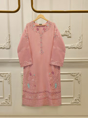 Pure Organza Embroidered Shirt S114689