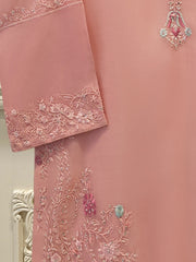 Pure Organza Embroidered Shirt S114689