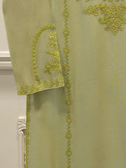 Pure Embroidered Cotton Net Shirt-S113949