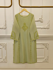 Pure Embroidered Cotton Net Shirt-S113949