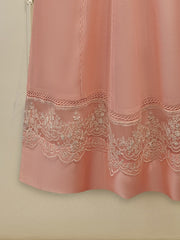 2 Piece - Pure Embroidered Cotton Net Suit S111975