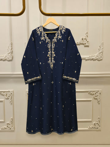 2 Piece- Pure Sheesha Silk Embroidered Suit S115358  (Pre-Order)