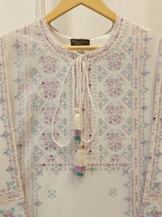 2 Piece - Embroidered Cambric Suit S115290
