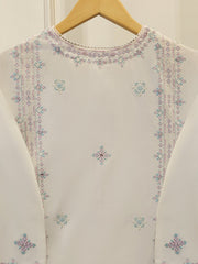 2 Piece - Embroidered Cambric Suit S115290