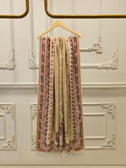 3 Piece- Pure Korean Silk Embroidered Suit S115400