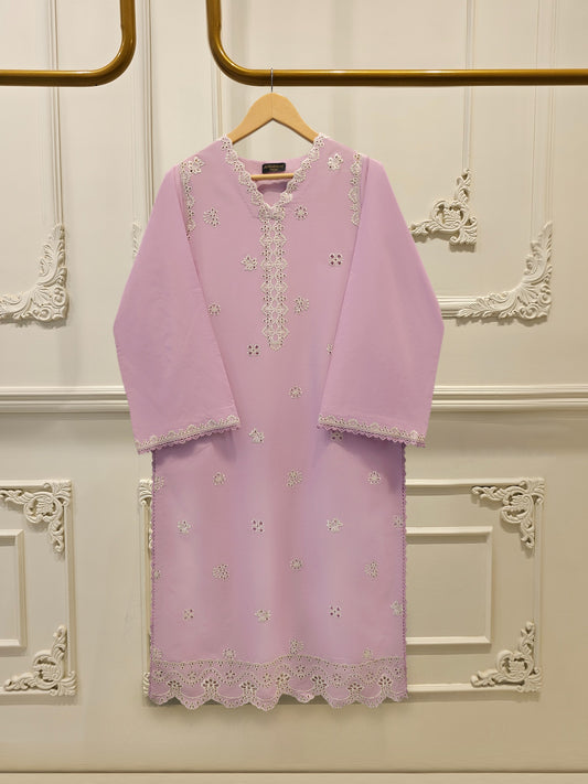 2 Piece - Embroidered Cambric Suit S115321