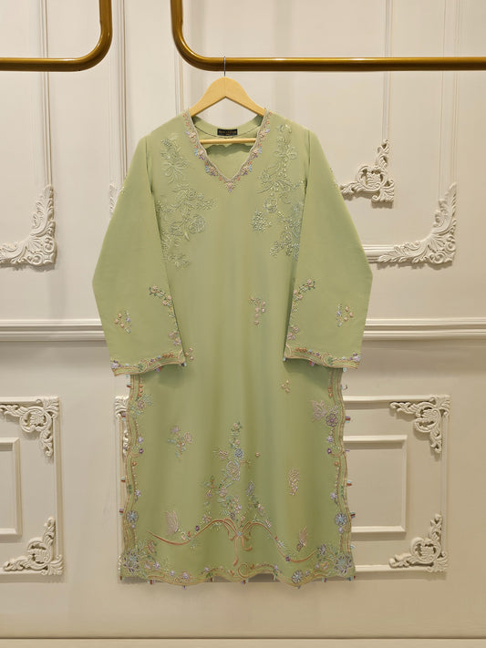 2 Piece - Embroidered Cambric Suit S115525