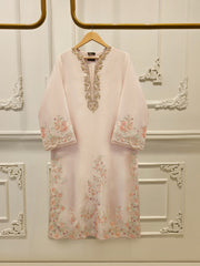 2 Piece- Pure Sheesha Silk Embroidered Suit S115540