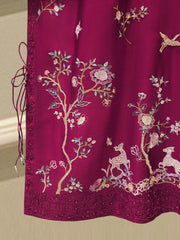 2 Piece- Pure Sheesha Silk Embroidered Suit S115549