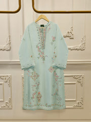 Pure Embroidered Sheesha Silk Shirt S115555