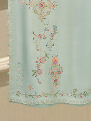 Pure Embroidered Sheesha Silk Shirt S115555