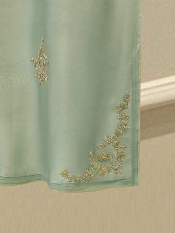 2 Piece- Pure Sheesha Silk Embroidered Suit S115577 (Pre-Order)