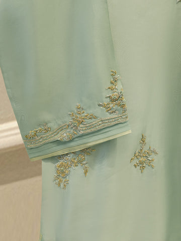 2 Piece- Pure Sheesha Silk Embroidered Suit S115577 (Pre-Order)