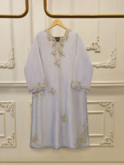 2 Piece- Pure Sheesha Silk Embroidered Suit S115614
